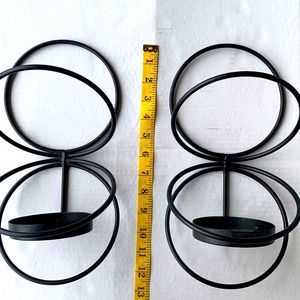 Element Black Sconce Set of 2